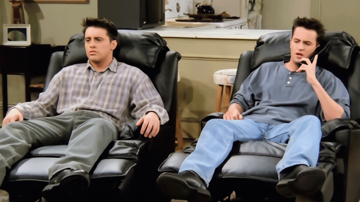 Friends - Joey's New Chair on Make a GIF